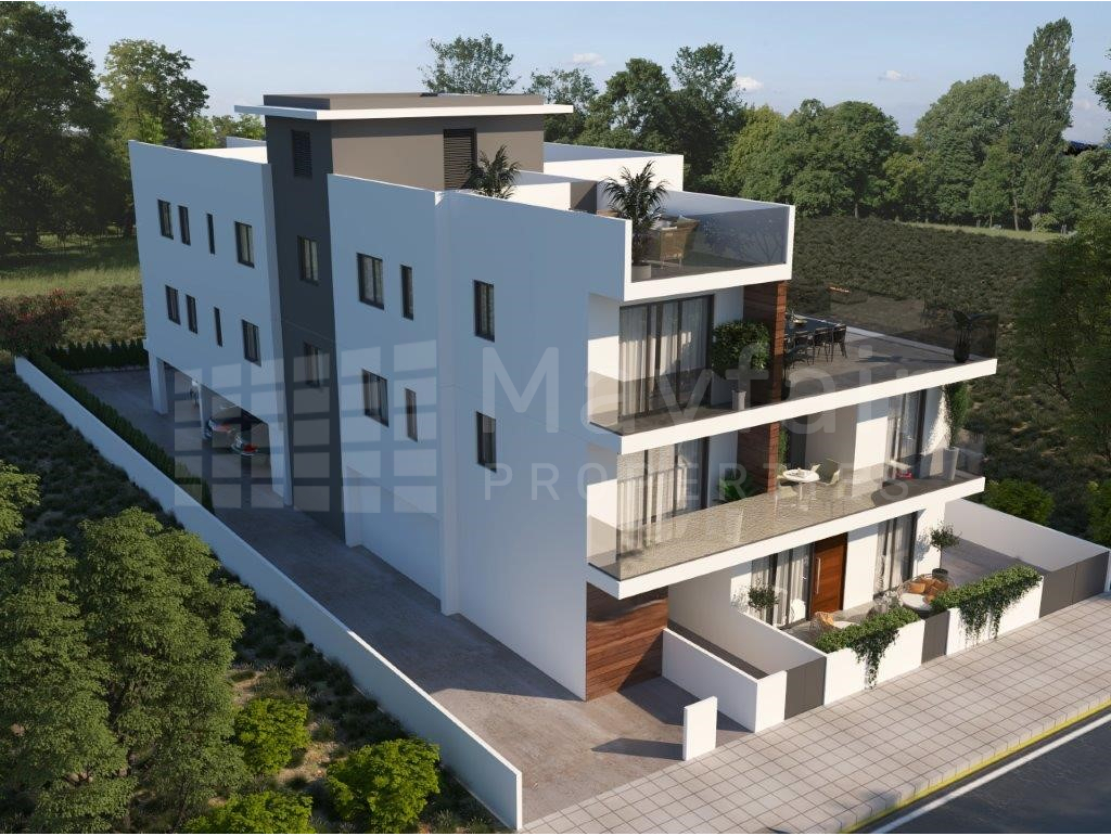 1-bedroom Penthouse with Roof Garden in Kiti For Sale