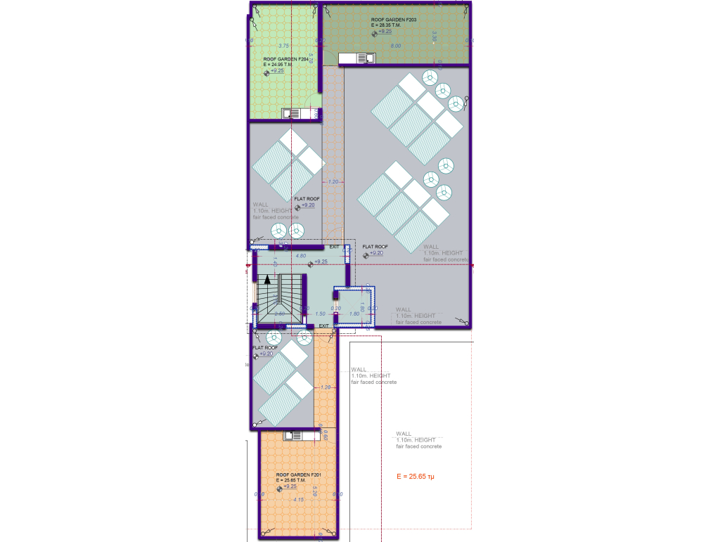 1-bedroom Penthouse with Roof Garden in Kiti For Sale