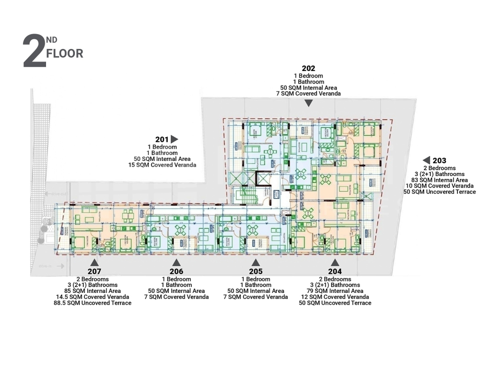 2-bedroom Top Floor Apartment in Livadia For Sale