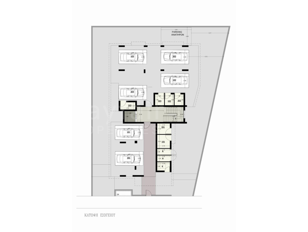 1-bedroom Top Floor Apartment in Aradippou For Sale