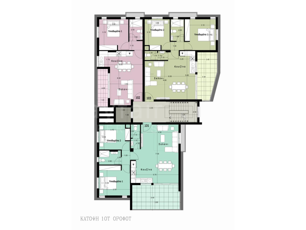 2-bedroom Apartment in Aradippou For Sale