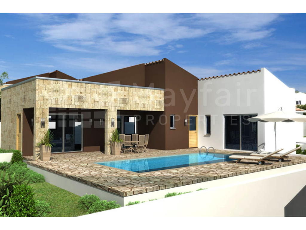2-bedroom Sea-view Bungalow with Pool for Sale in Pissouri