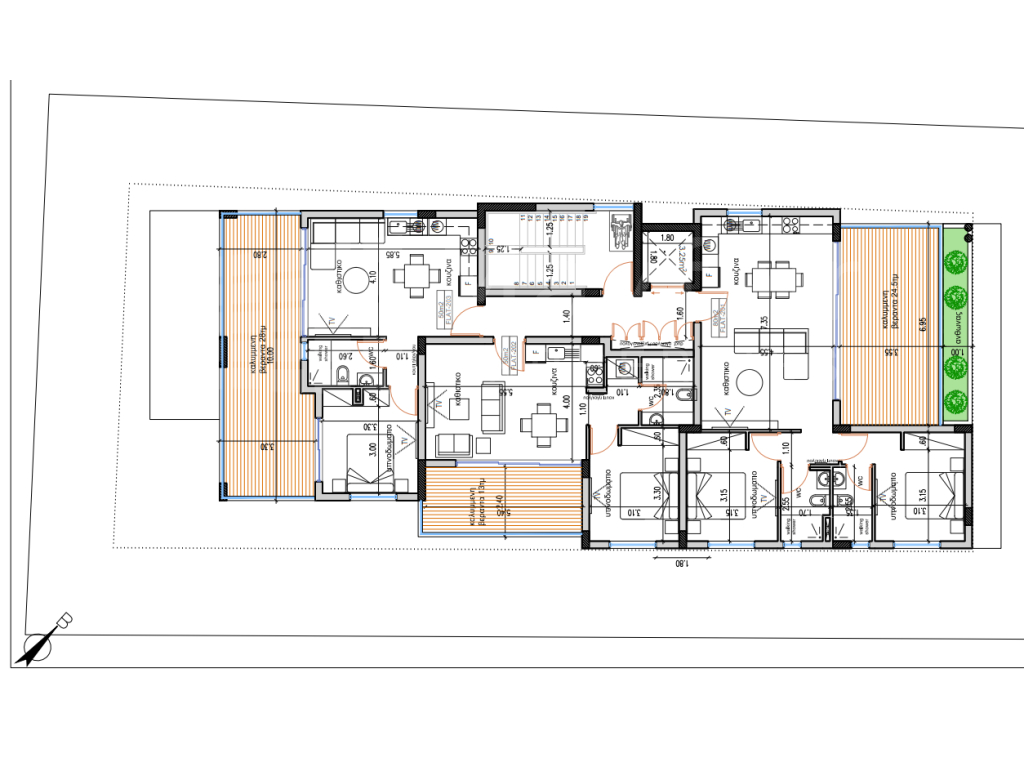 1-bedroom Top Floor Apartment in Aradippou for Sale