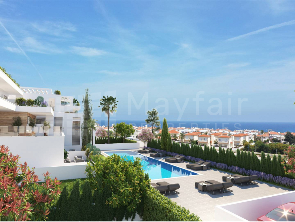 2 Bedroom Penthouse with Roof Garden for Sale in Kapparis