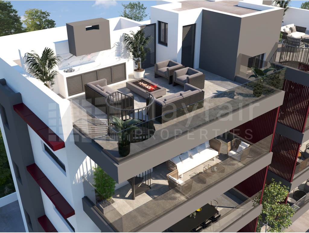 2-Bedroom Penthouse with Roof Garden in Livadia for Sale