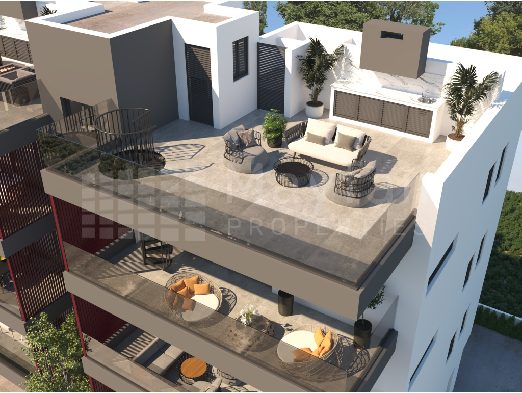 2-Bedroom Penthouse with Roof Garden in Livadia for Sale