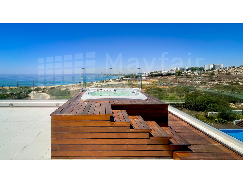 3-bedroom Seaview Luxury Villa in Agia Napa for Sale