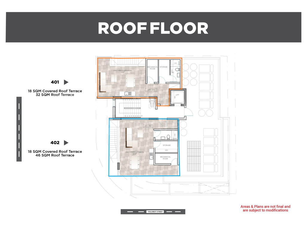 2plus1 Bedroom Penthouse for Sale in Port area