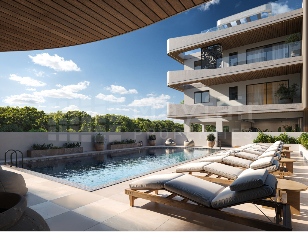 1- Bedroom Top Floor Apartment for Sale in Livadia with Communal Pool, Gym 