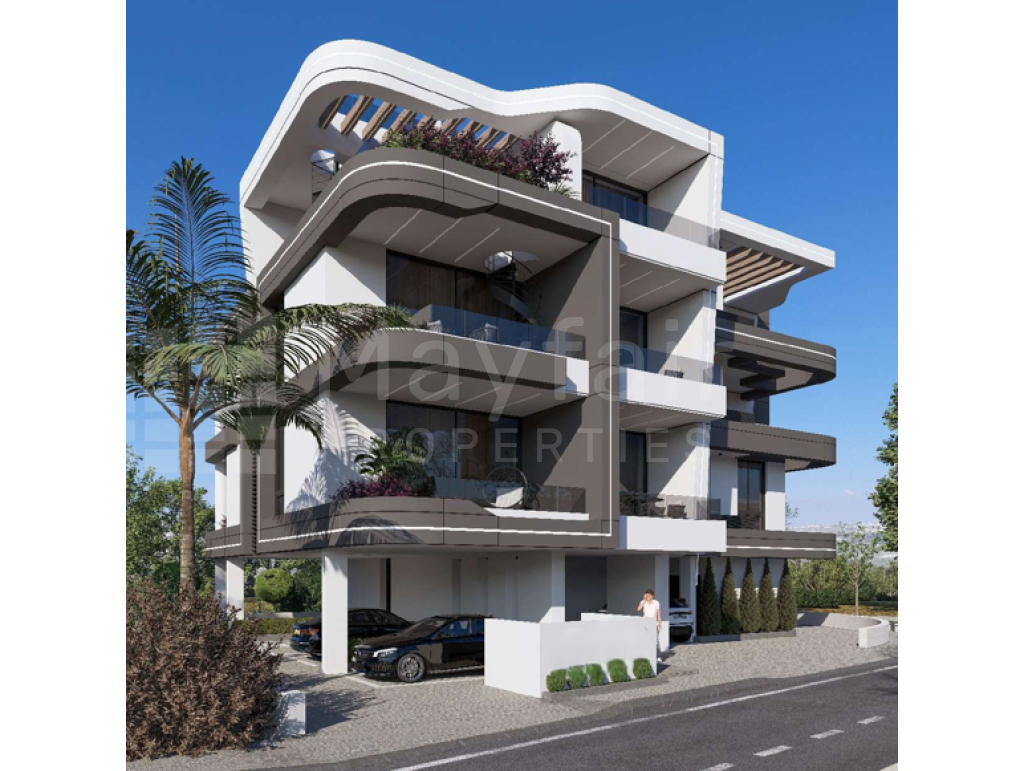 2plus1 bedroom Penthouse with Roof Garden in Aradippou for Sale