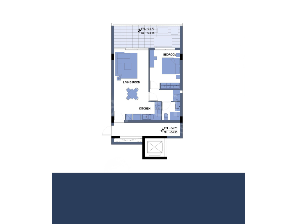 1-bedroom Apartment for Sale in Livadia