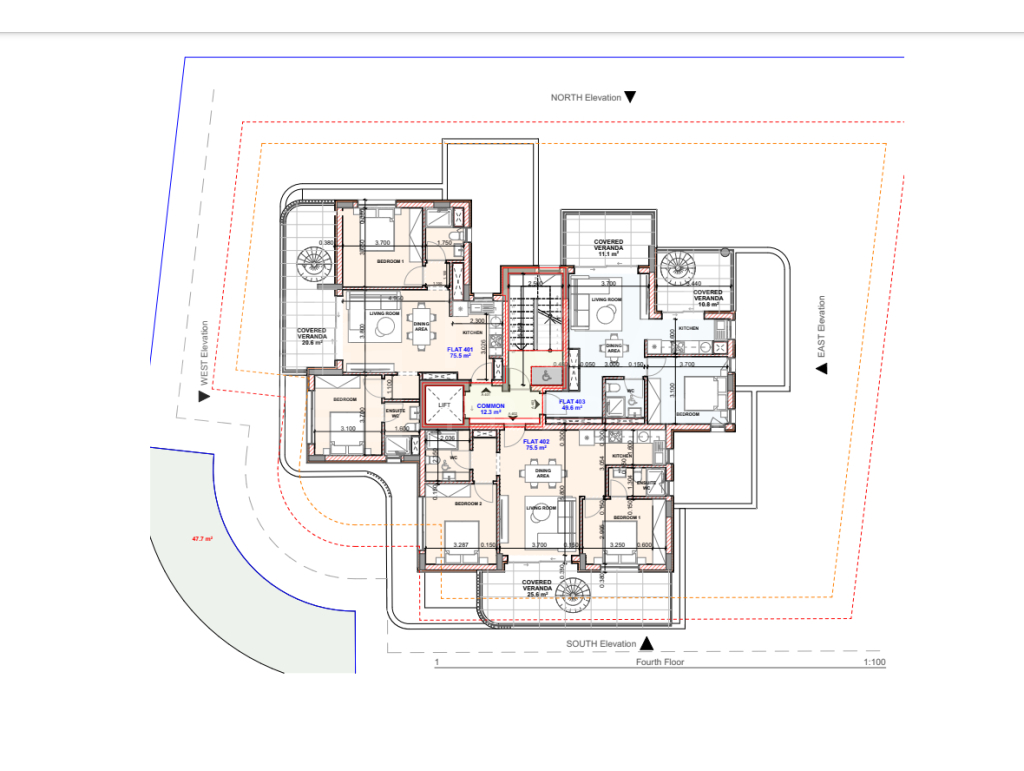 2-bedroom Penthouse with Roof Garden in Livadia for Sale