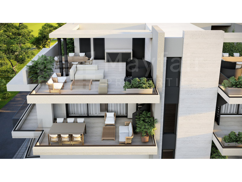 3plus1-bedroom Penthouse in Krassa for Sale