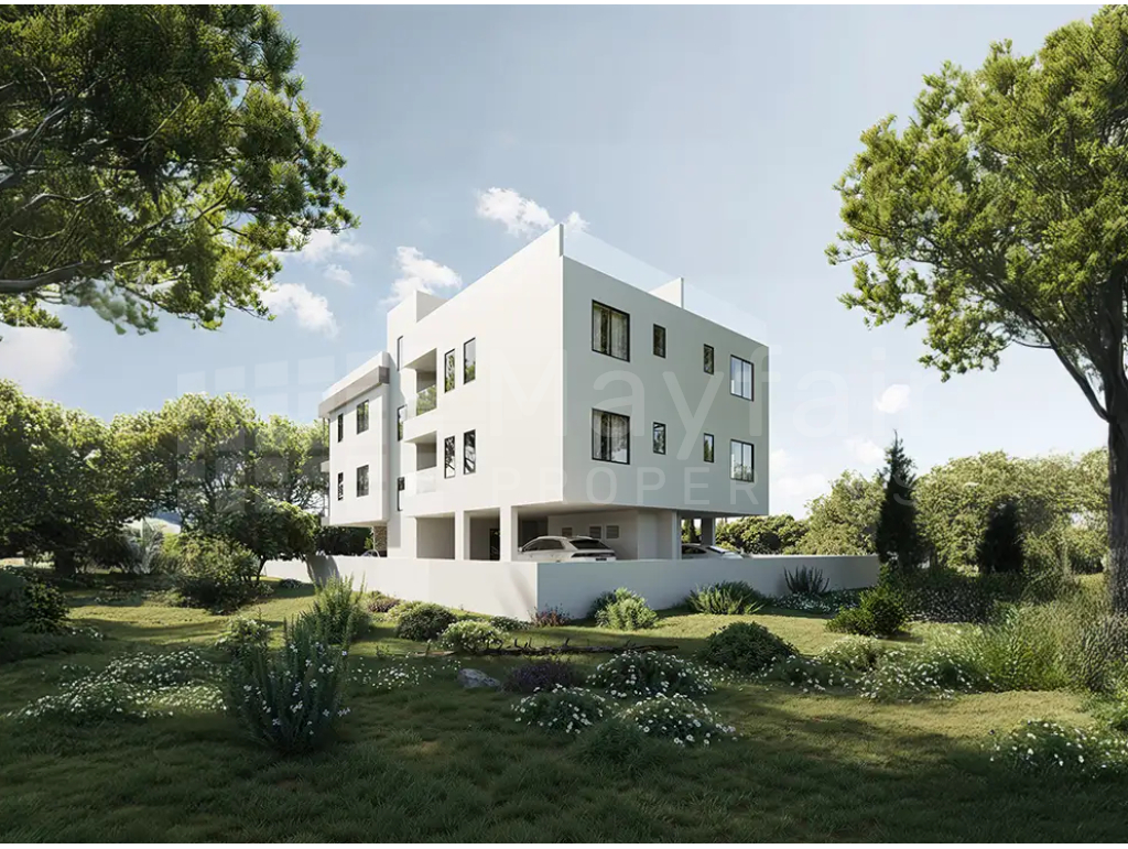 1plus1 bedroom Top Floor Apartment with Roof Garden for Sale in Livadia