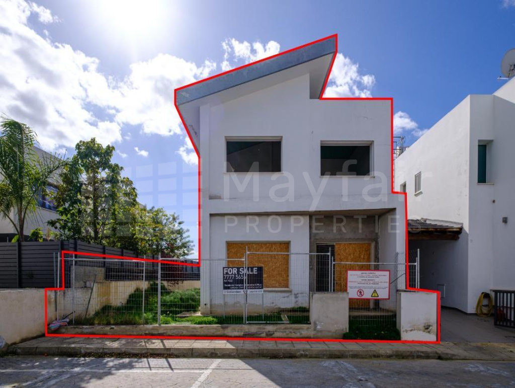 3 bedroom incomplete house in Latsia, Nicosia