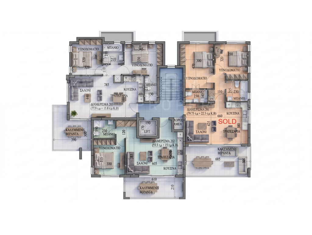 2-bedroom Apartment for Sale near A. Papadopoulos Stadium