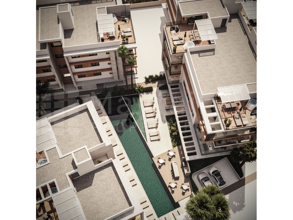 1-bedroom Penthouse for Sale in Livadia with Communal Pool