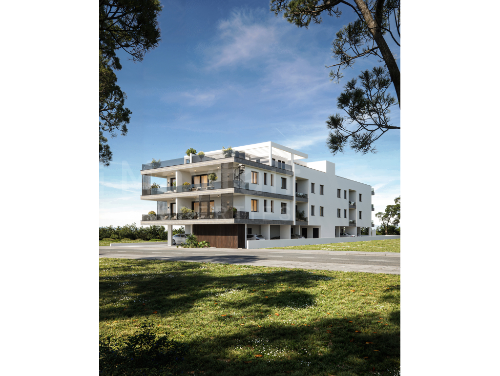 1-bedroom Top Floor Apartment with Communal Pool for Sale in Livadia