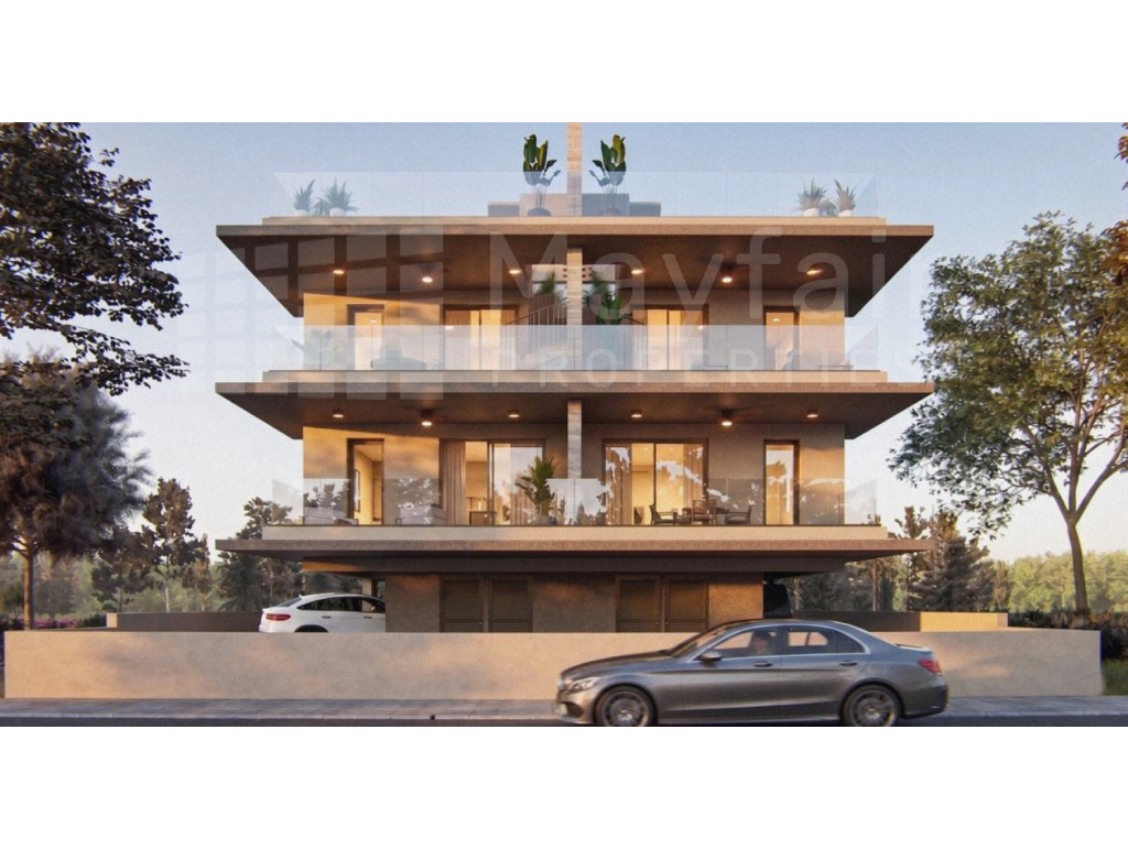 2 Bedroom Penthouse with Roof Garden in Aradippou for Sale