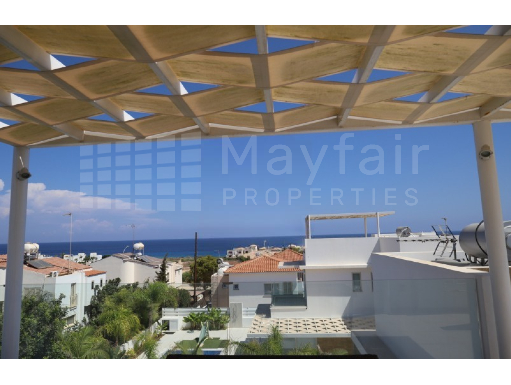 4-Bedroom Seaview Villa in Gated Community in Protaras for Sale