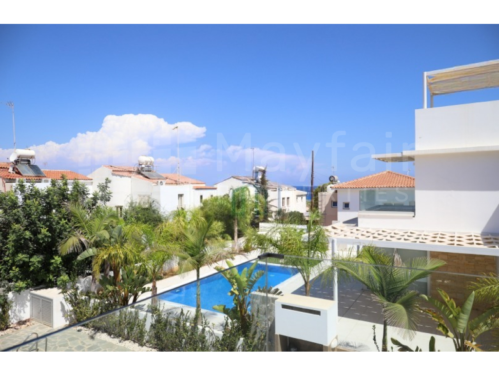 4-Bedroom Seaview Villa in Gated Community in Protaras for Sale