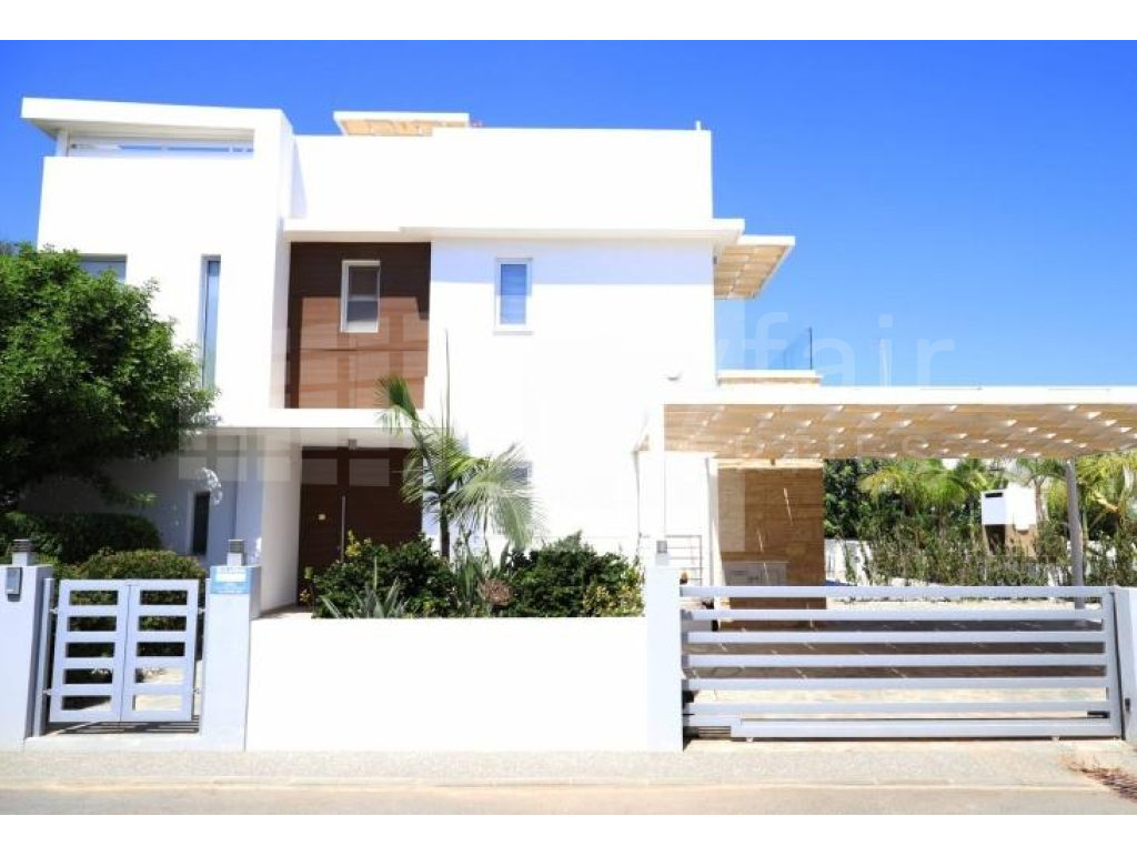 4-Bedroom Seaview Villa in Gated Community in Protaras for Sale
