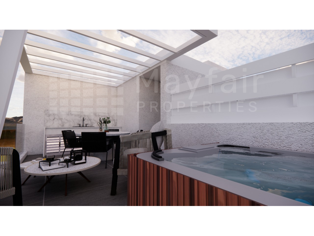 1-bedroom Penthouse with Roof Garden for Sale in Livadia