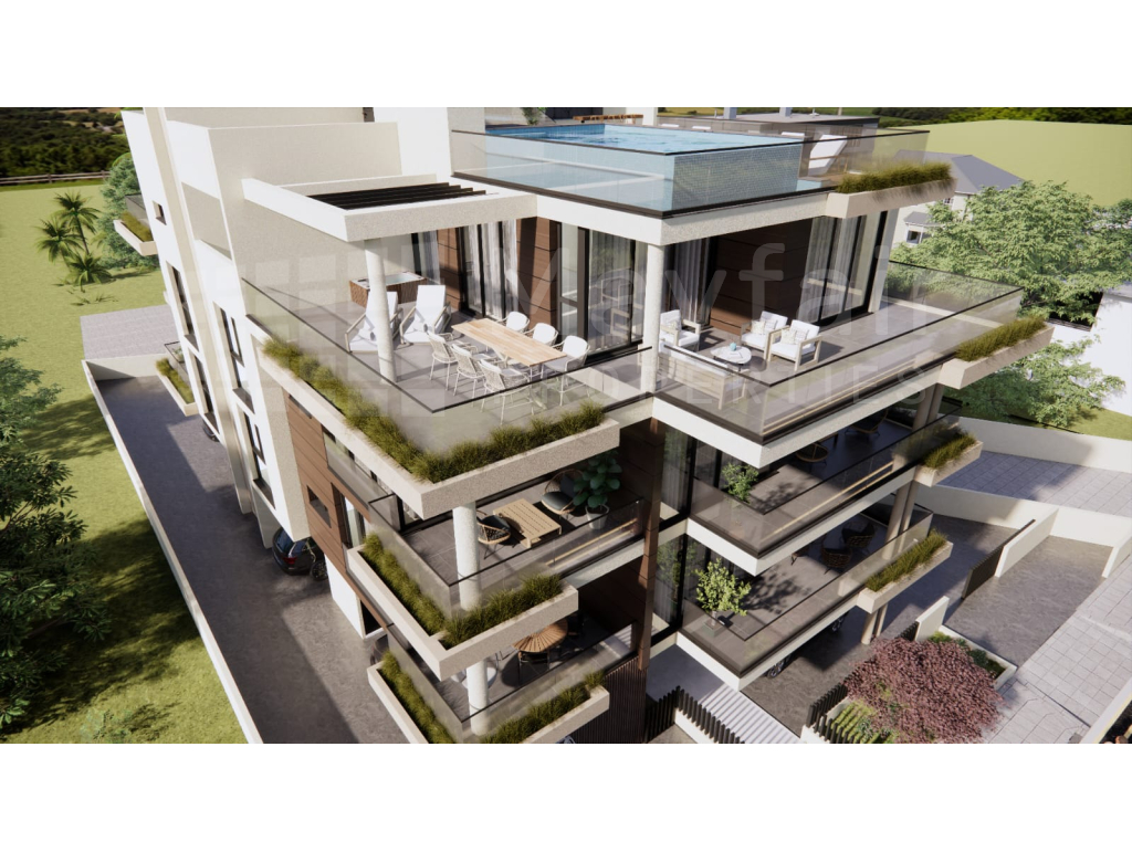 2-Bedroom Penthouse with Roof Garden For Sale in Livadia 