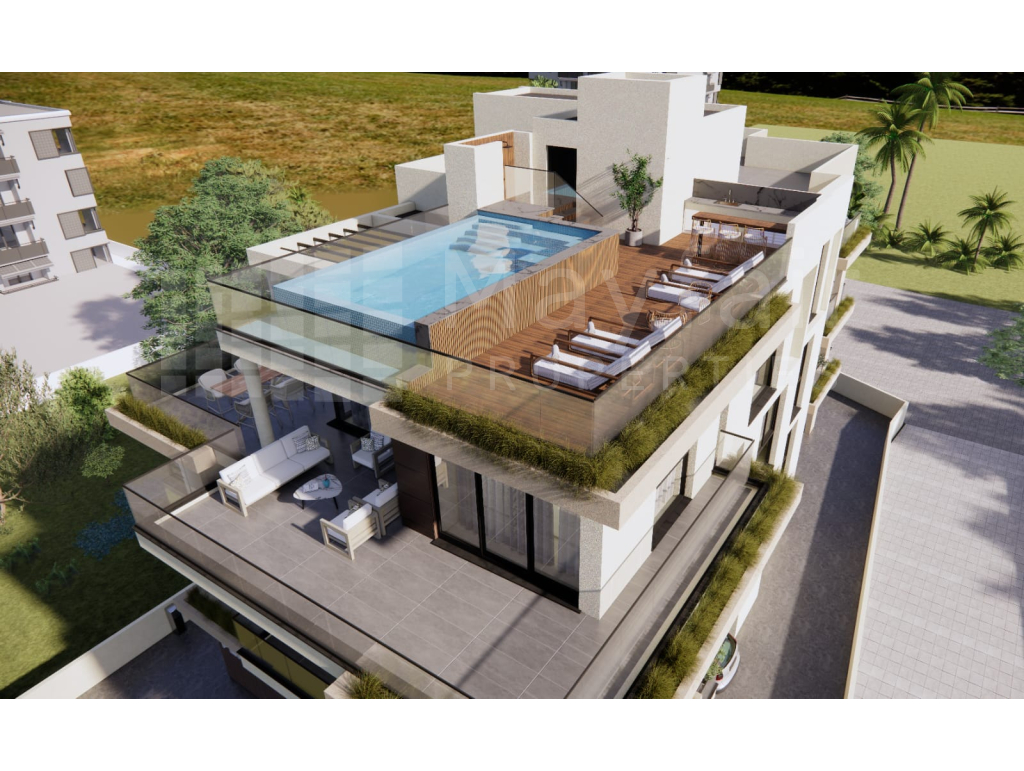 2-Bedroom Penthouse with Roof Garden For Sale in Livadia 