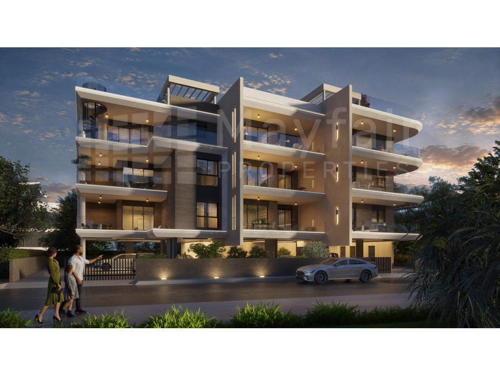 2-bedroom Penthouse with Roof Garden in Aradippou for Sale