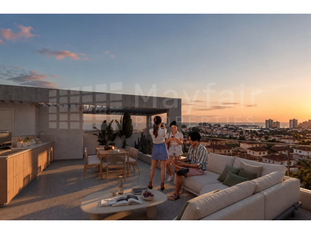 2-Bedroom Penthouse with Roof Garden for Sale in Oroklini