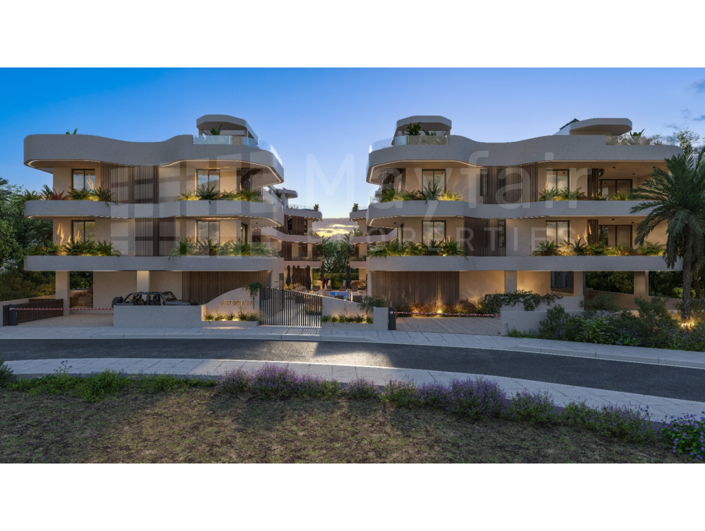 Studio with Roof Garden in Livadia with Communal Pool for Sale