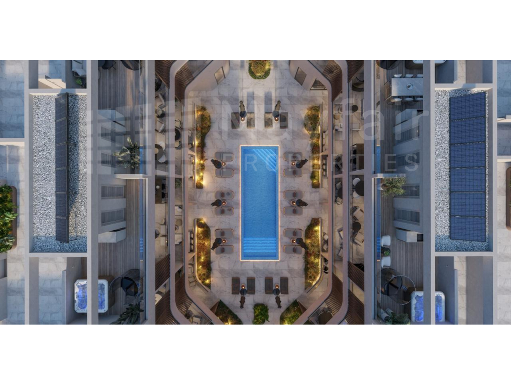 Studio with Roof Garden in Livadia with Communal Pool for Sale