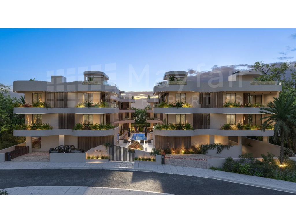 1-bedroom Penthouse in Livadia with Communal Pool for Sale