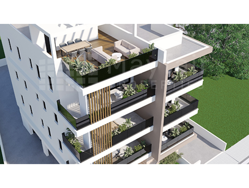 1-Bedroom Top-Floor Apartment for Sale in Aradippou