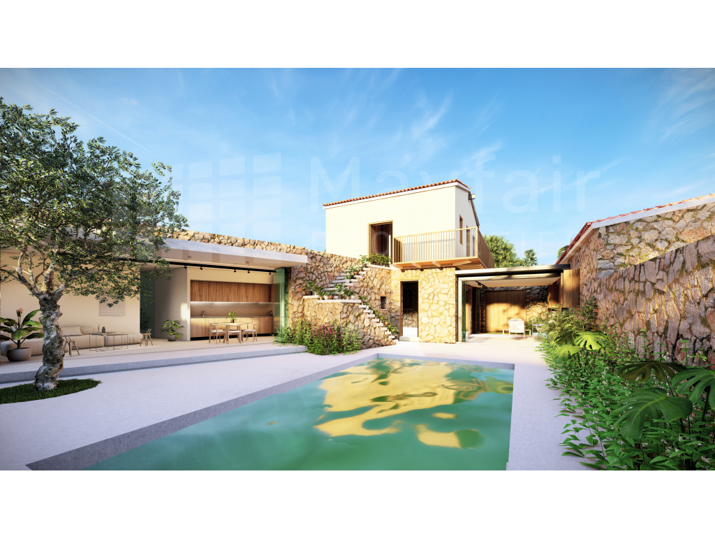 Listed House with Extra Plot in Sia For Sale