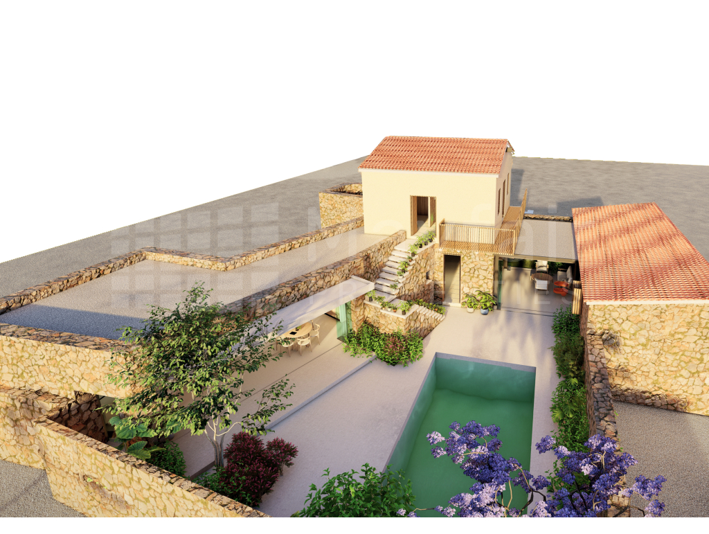 Listed House with Extra Plot in Sia For Sale