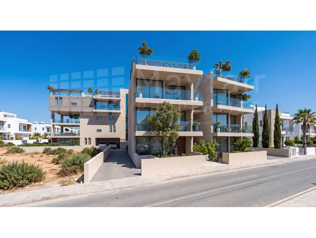 2-Bedroom Penthouse with Roof Garden for Sale in Krassas