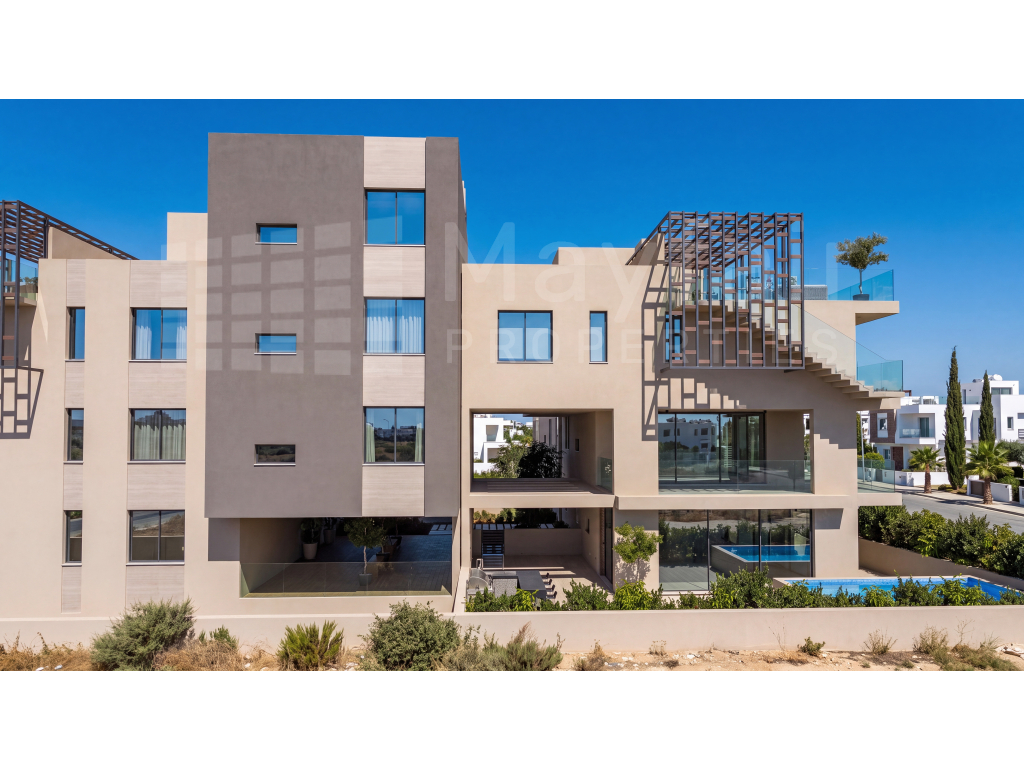 2-Bedroom Apartment with Roof Garden for Sale in Krassas