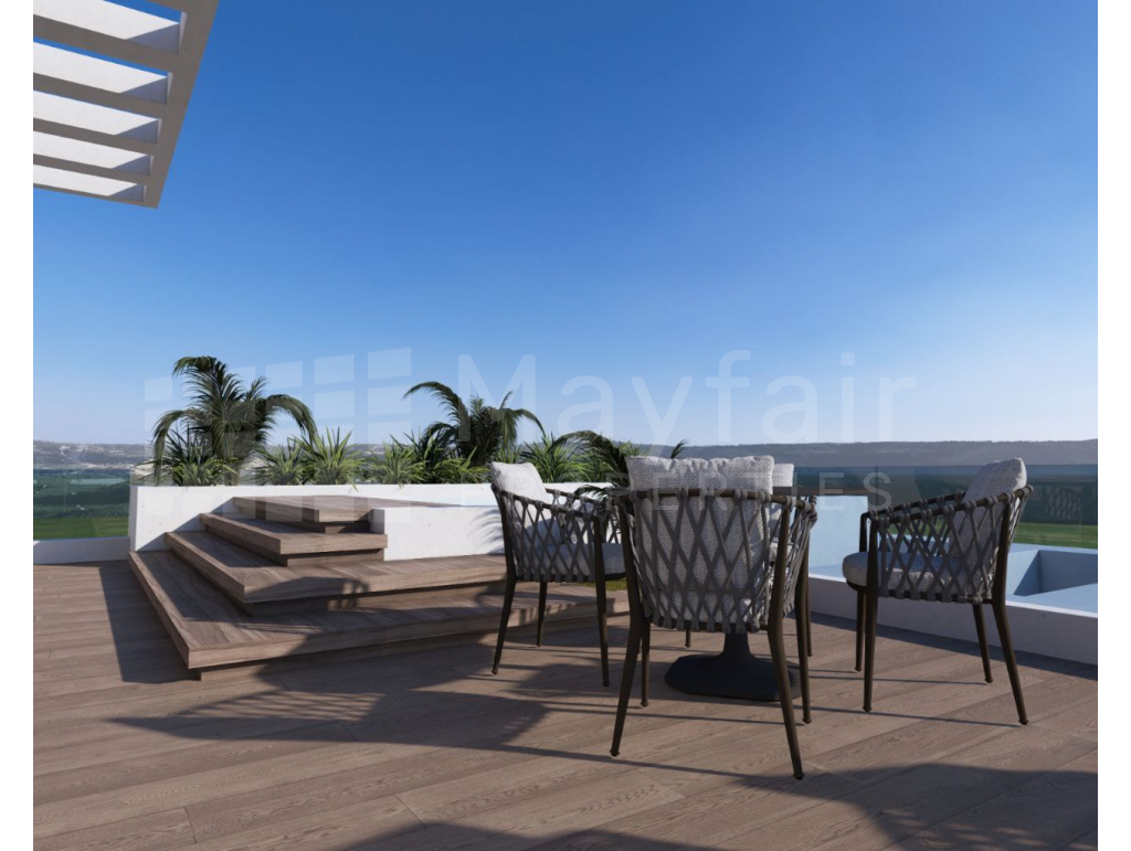 3-Bedroom Penthouse with Roof Garden for Sale in Livadia