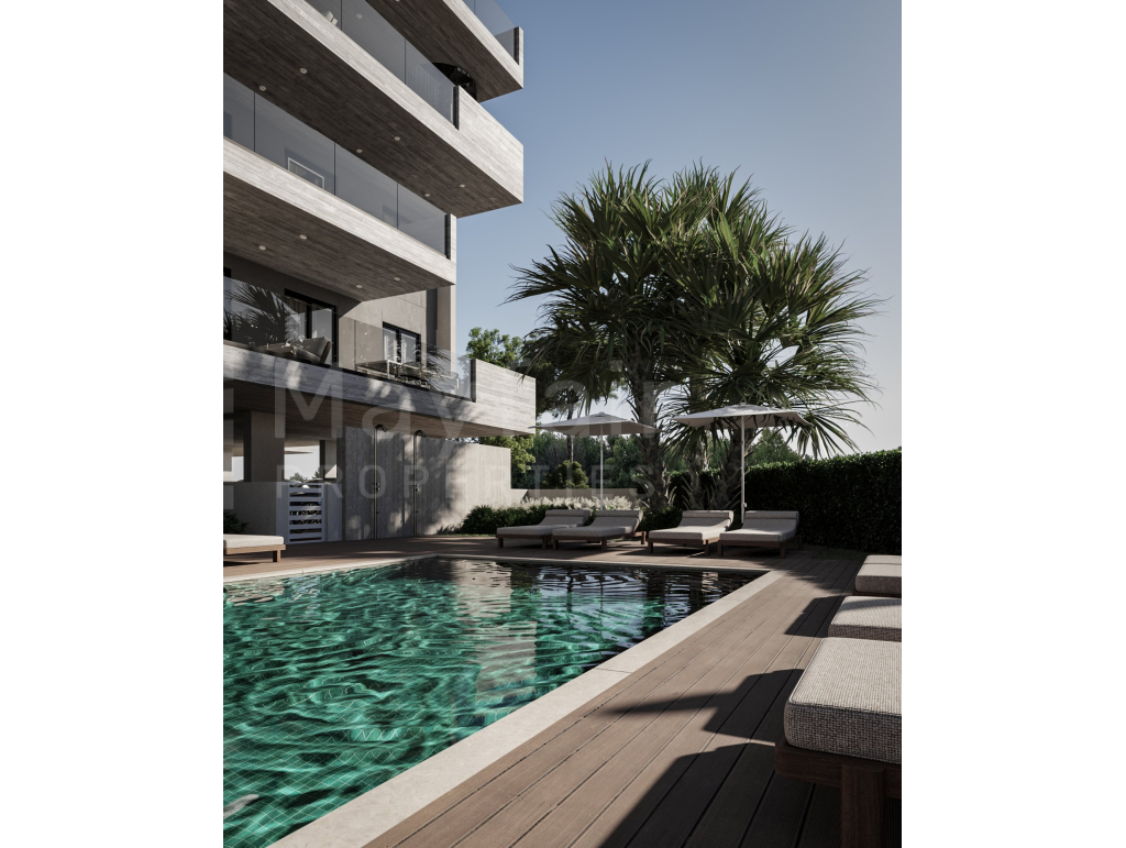 2-Bedroom Penthouse with Roof Garden for Sale in Kiti with Communal Pool