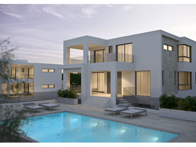 5 Bedroom Beachfront Detached Houses in Larnaca