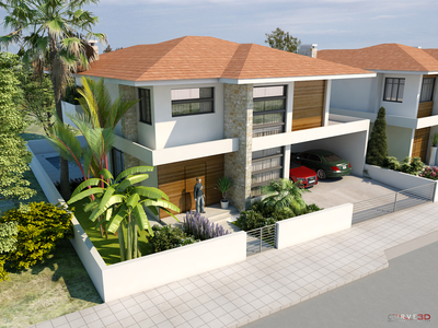 3 Bedroom Detached House with an extra room on the first floor which can be used as an office for sale in Pyla