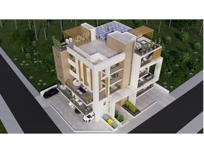 2 Bedroom top floor Apartments with roof garden for sale in Drosia