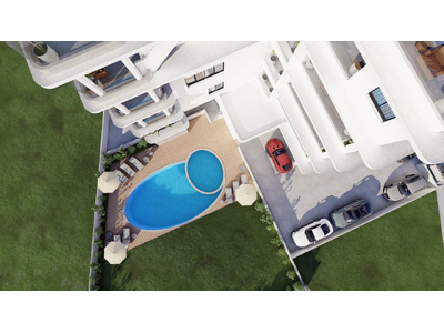 3 Bedroom Top-Floor Apartment with Pool and Sea View in Larnaca