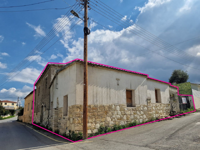 Two-storey incomplete listed house in Pera Chorio, Nicosia