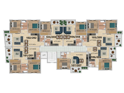 2 Bedroom Top-Floor Apartment for Sale