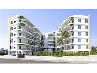 1 Bedroom Top-floor Apartment with Roof-garden near Spyrou Kyprianou in Larnaca