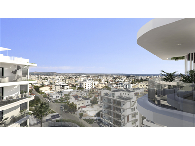 1 Bedroom Top-floor Apartment with Roof-garden near Spyrou Kyprianou