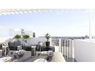 2 Bedroom Top floor Apartments with Roofgarden near Spyrou Kyprianou